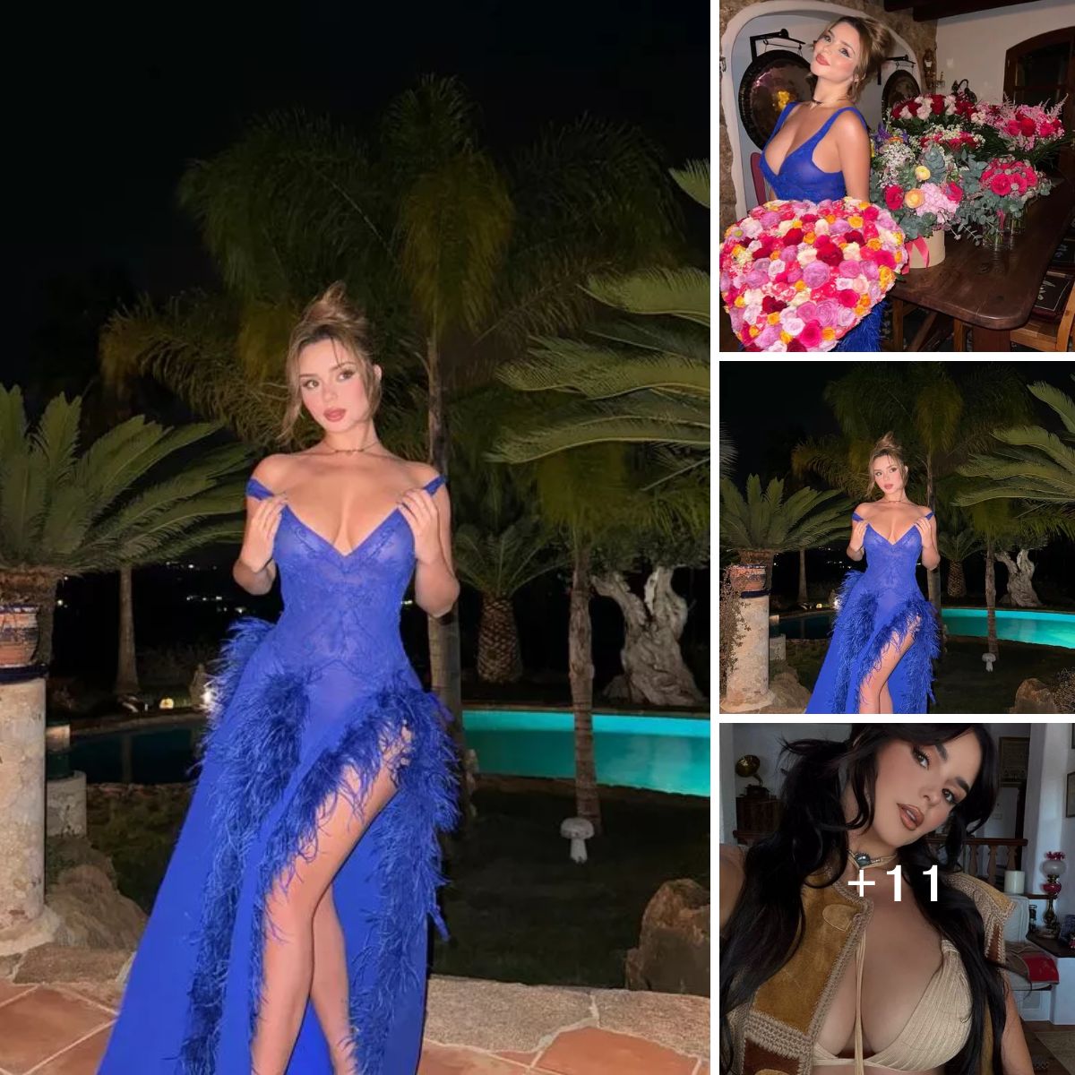 Demi Rose stuns in a sheer dress, radiating confidence at her birthday ...